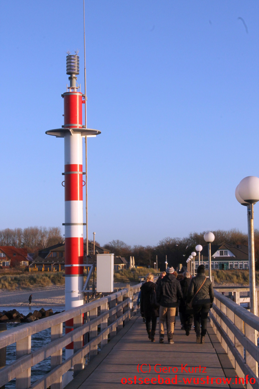 Sektorenfeuer auf der Seebrücke Ostseebad Wustrow