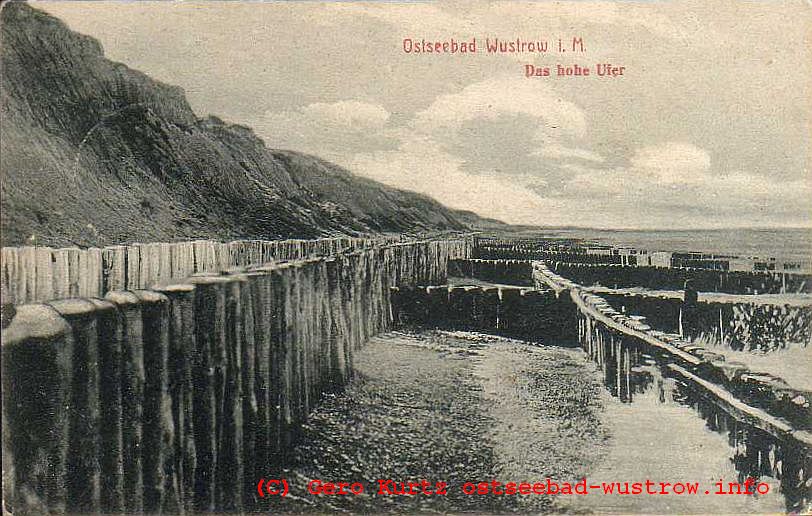 Buhnen am Hohen Ufer 1909