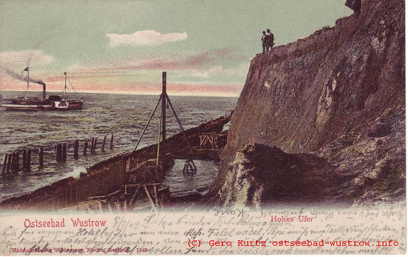 Wustrow Hohes Ufer um 1905